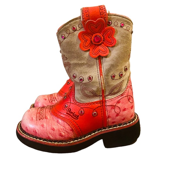 Ariat Shoes Ariat Pink Fat Baby Ostrich Boots 85 Poshmark